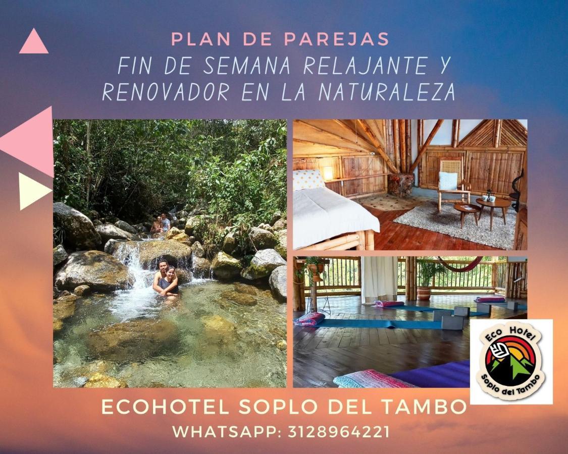 Ecohotel Soplo Del Tambo Cocorná Exteriör bild